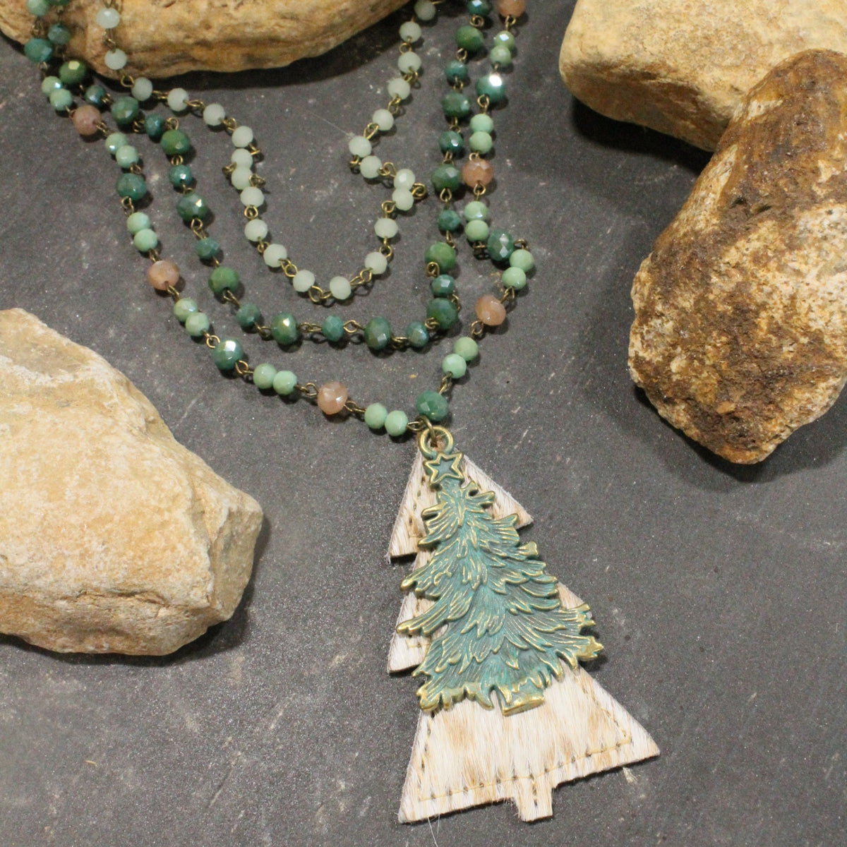 Picking A Tree Charm'd Necklace