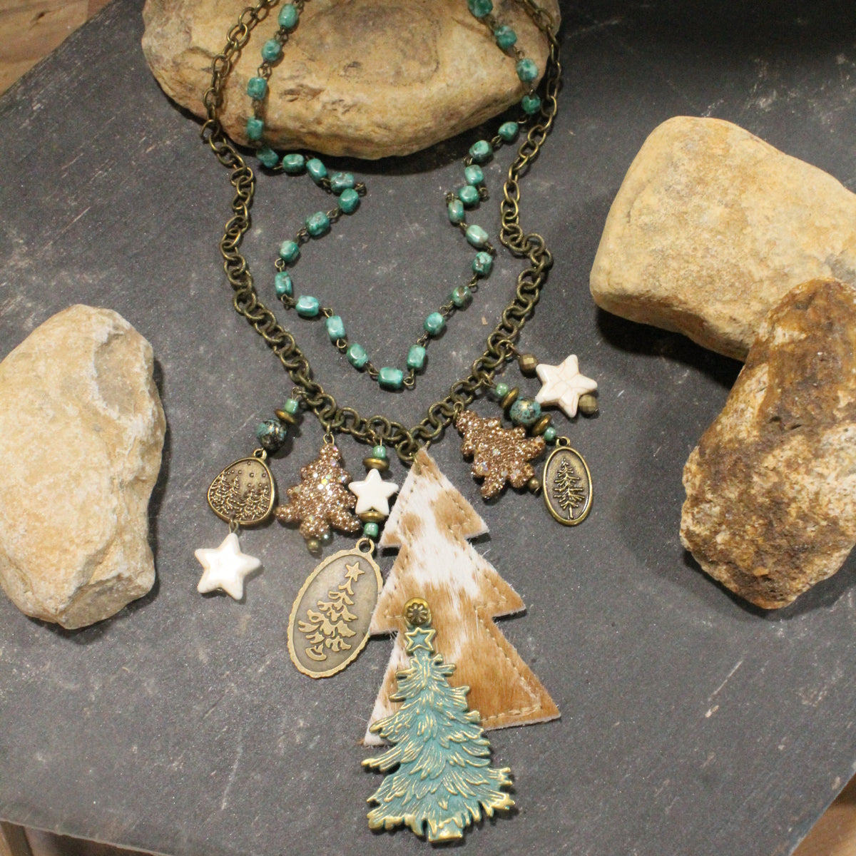 Through The Meadows Charm'd Necklace