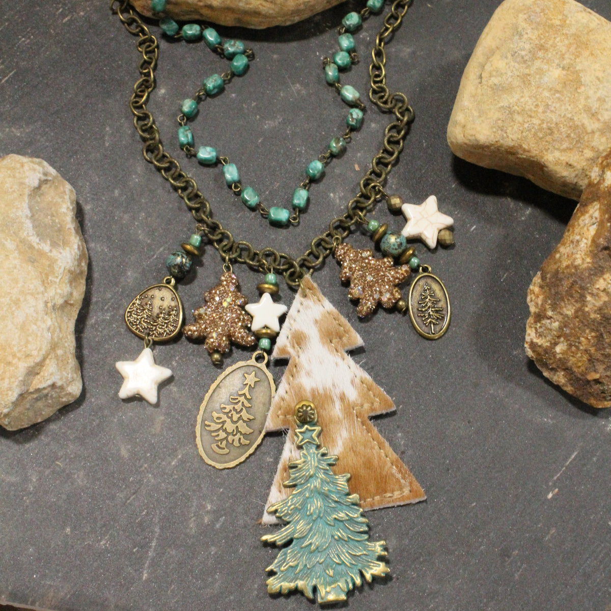 Through The Meadows Charm'd Necklace