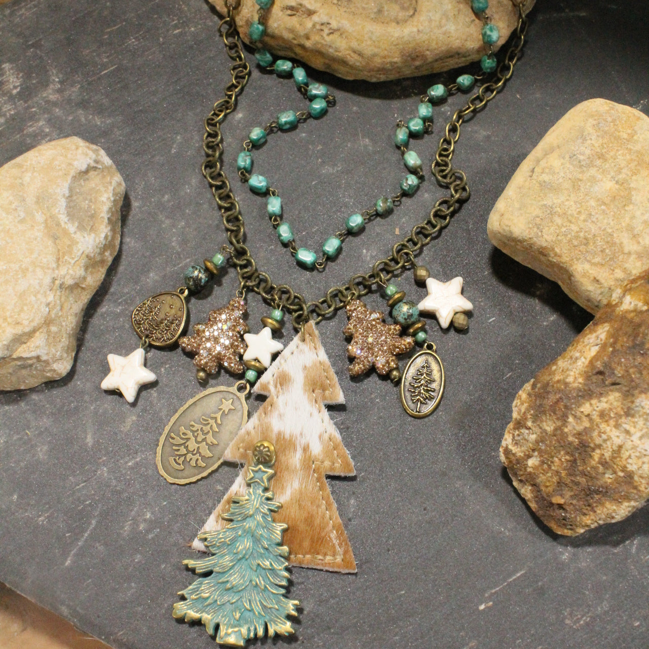 Through The Meadows Charm'd Necklace