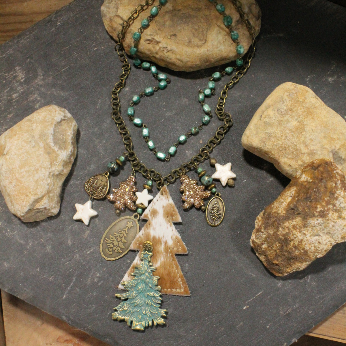 Through The Meadows Charm'd Necklace
