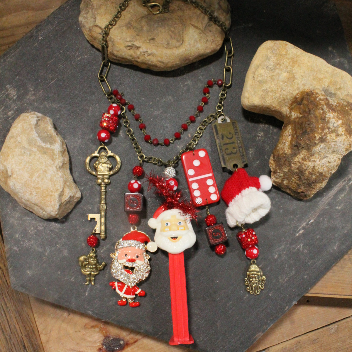 Kris Kringle Christmas Charm'd Necklace