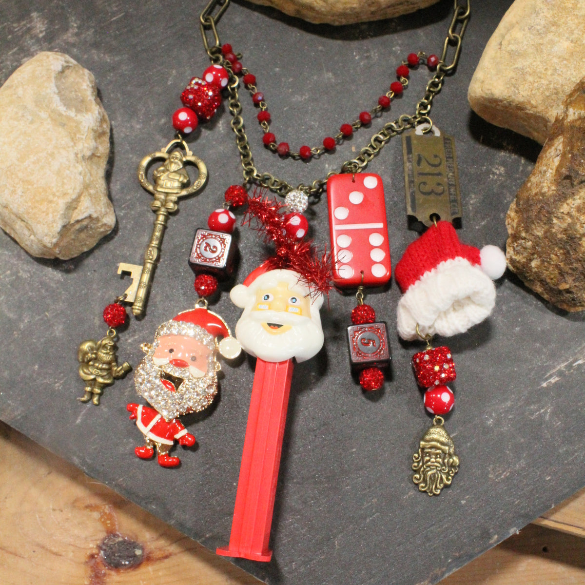 Kris Kringle Christmas Charm'd Necklace