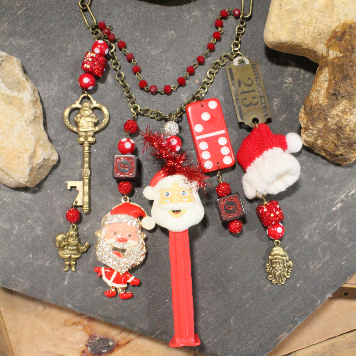 Kris Kringle Christmas Charm'd Necklace