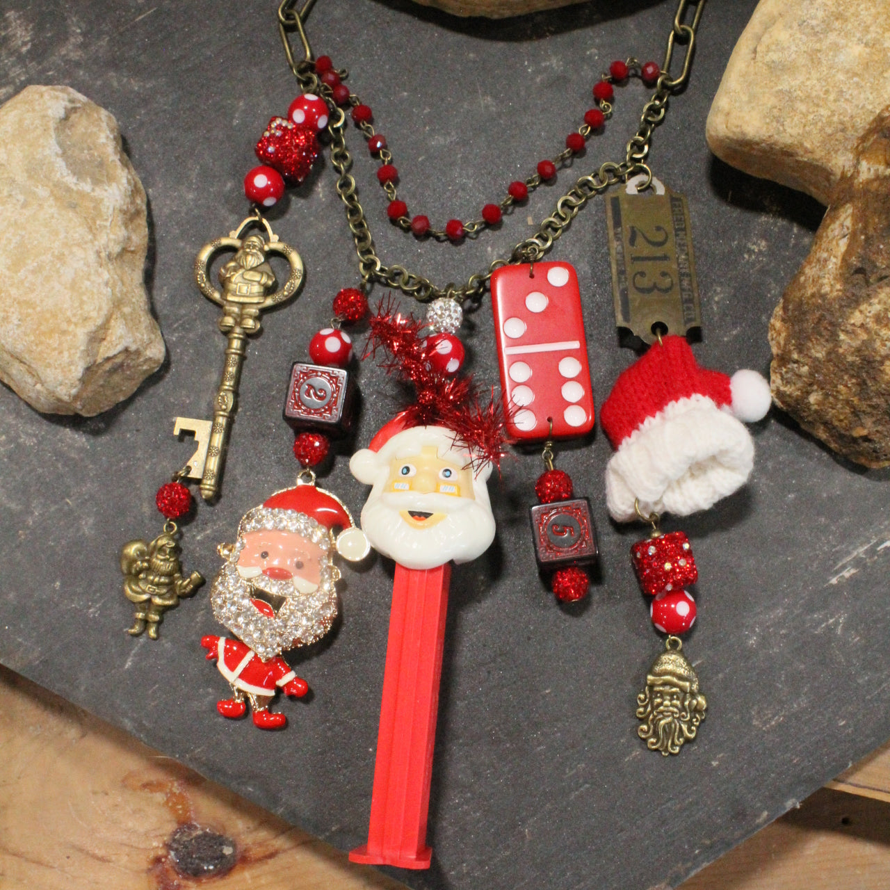 Kris Kringle Christmas Charm'd Necklace