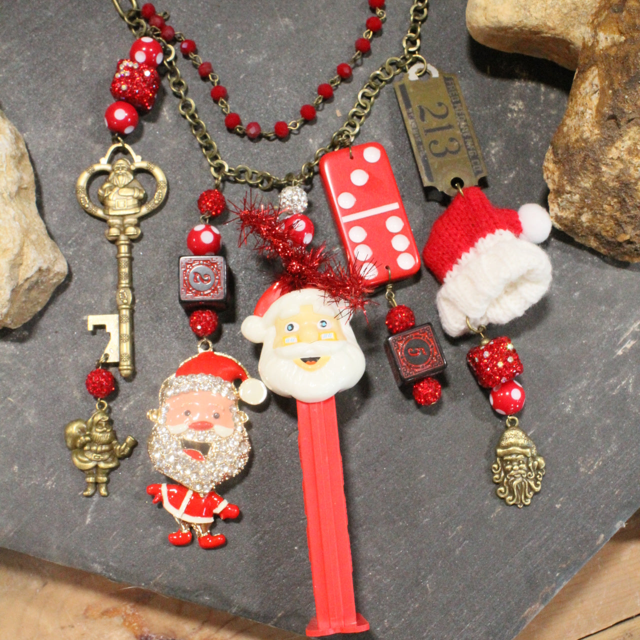 Kris Kringle Christmas Charm'd Necklace