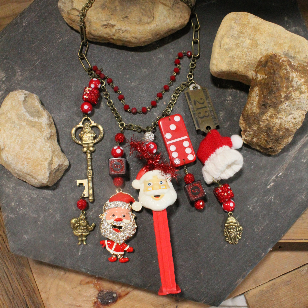 Kris Kringle Christmas Charm'd Necklace