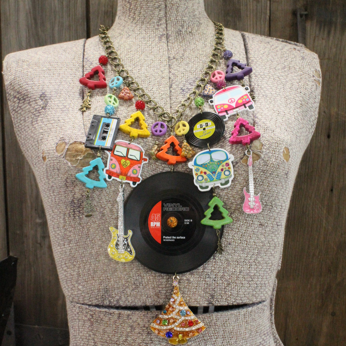 Rocking Around The Christmas Tree Charm'd Necklace