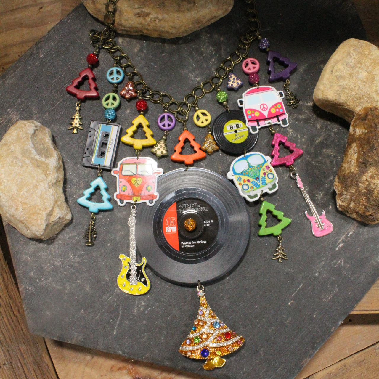 Rocking Around The Christmas Tree Charm'd Necklace