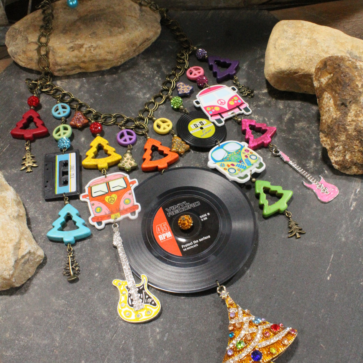 Rocking Around The Christmas Tree Charm'd Necklace