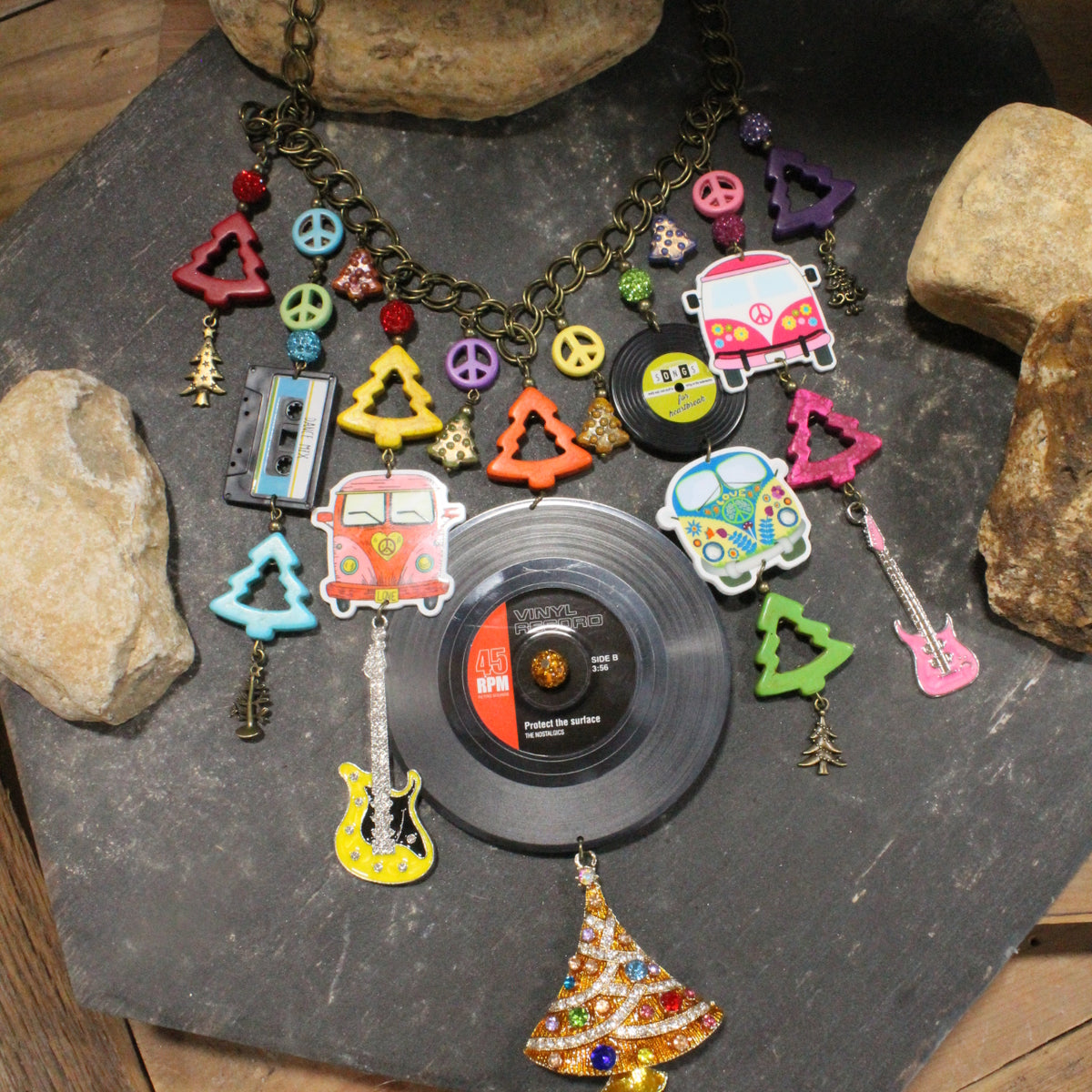 Rocking Around The Christmas Tree Charm'd Necklace