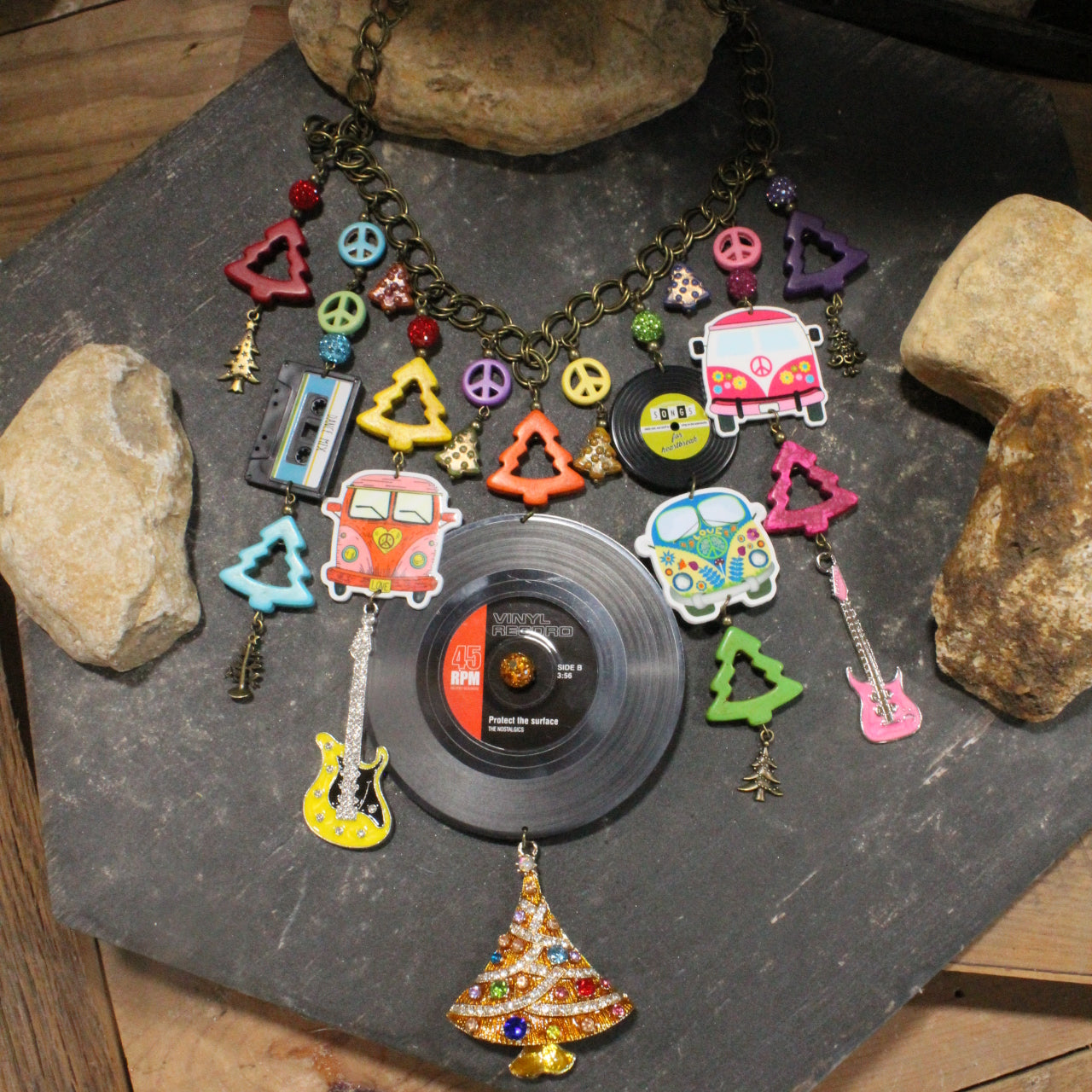 Rocking Around The Christmas Tree Charm'd Necklace