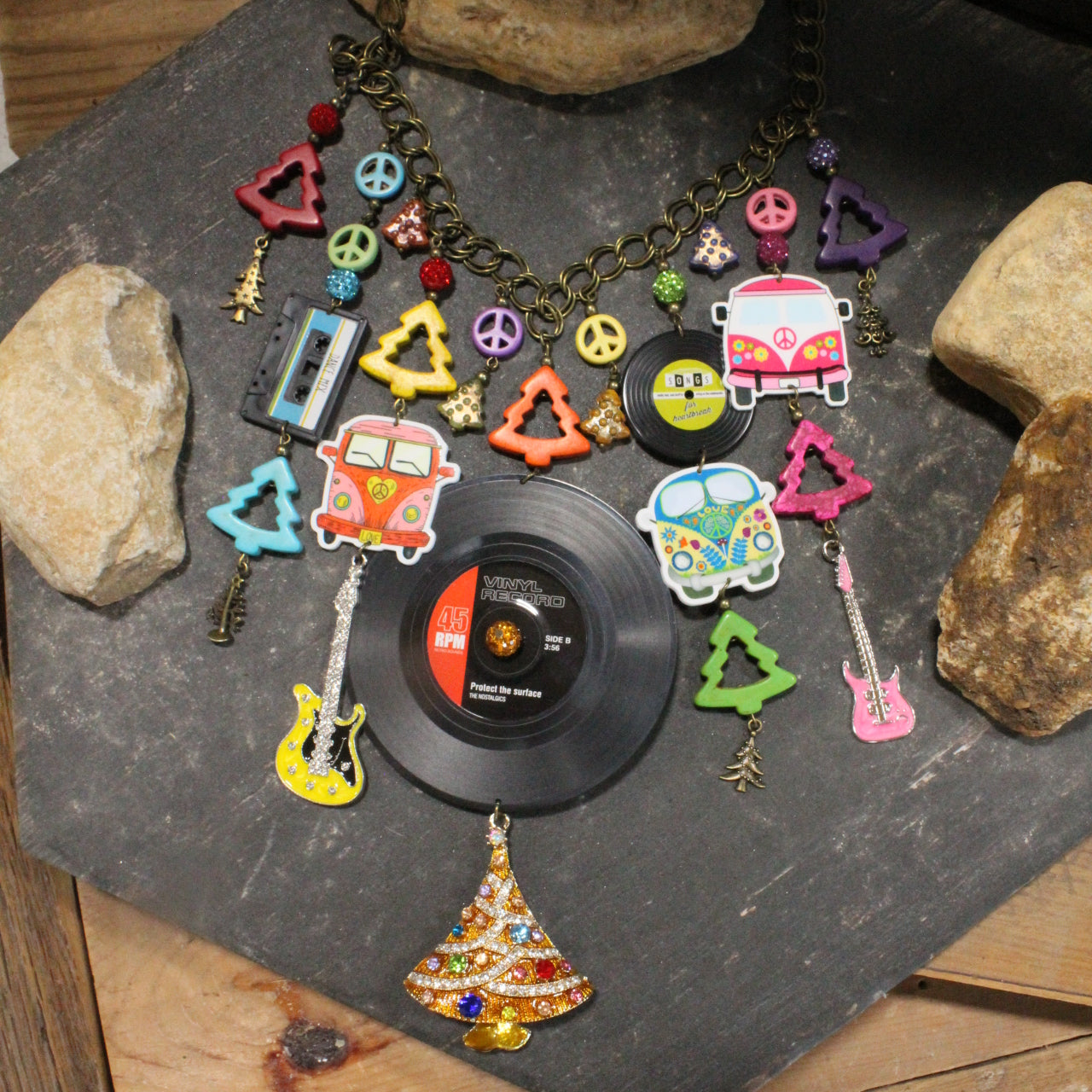 Rocking Around The Christmas Tree Charm'd Necklace
