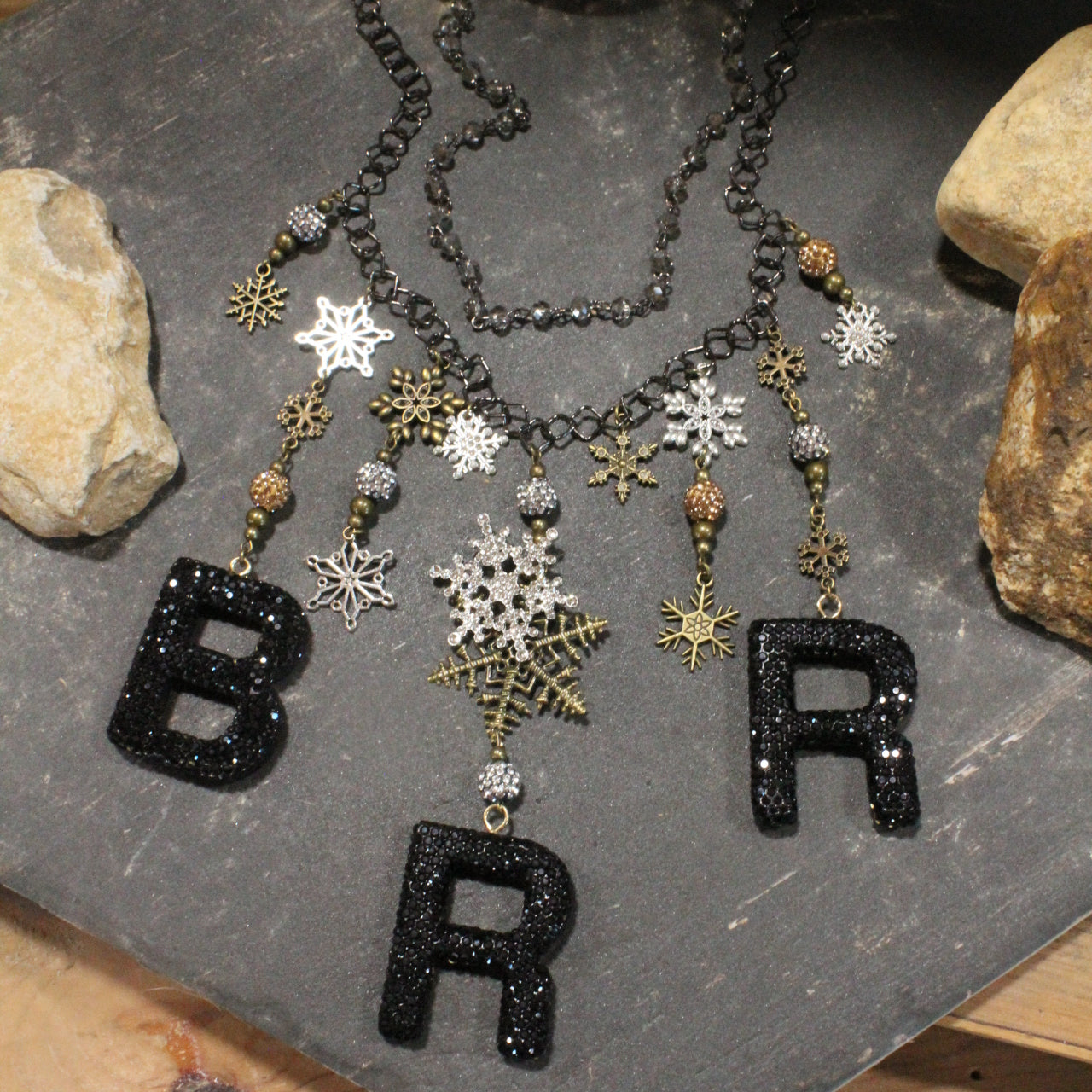 BRR Snowflake Season Charm'd Necklace