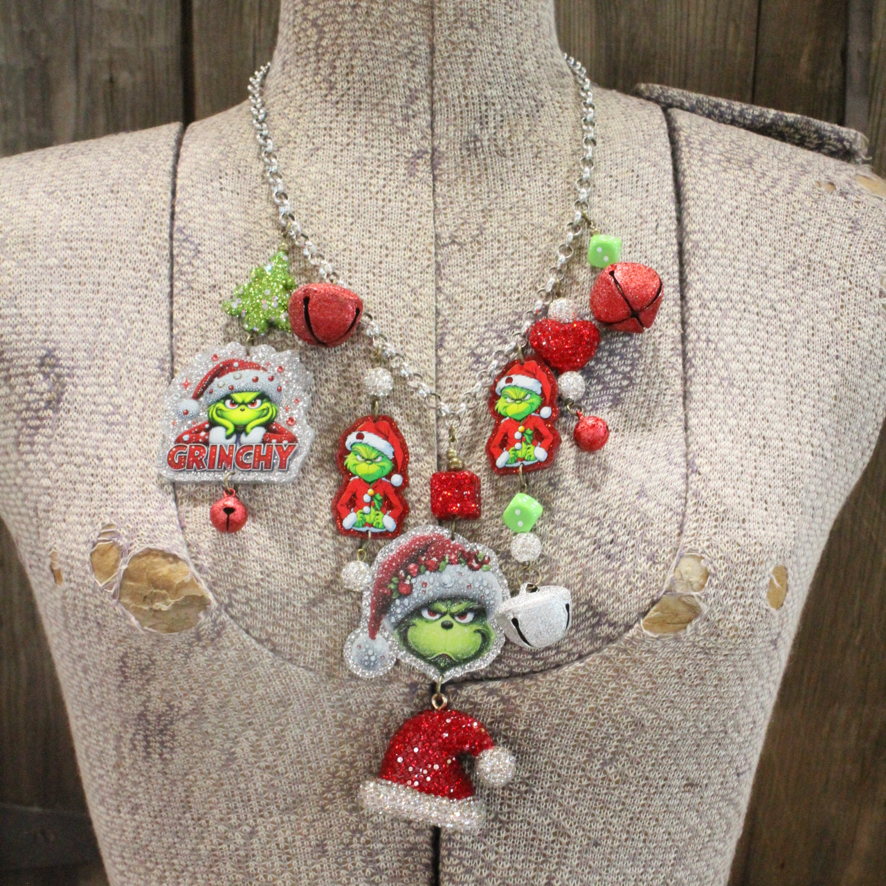 Just Grinchy Charm'd Necklace