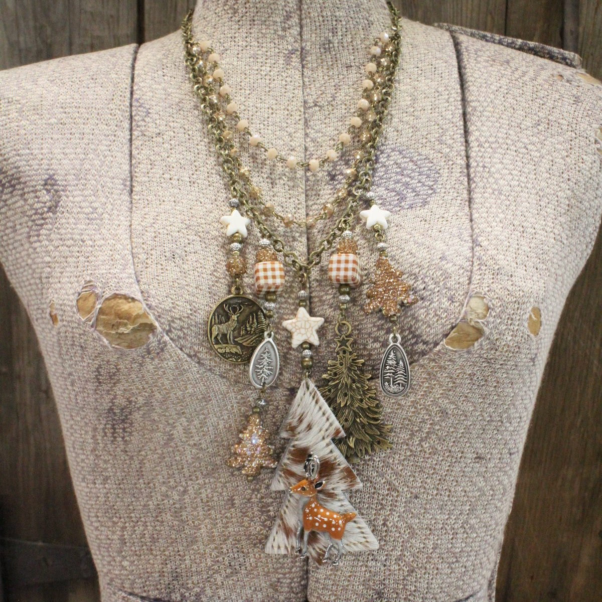 Peace & Calm Forest Retreat Charm'd Necklace