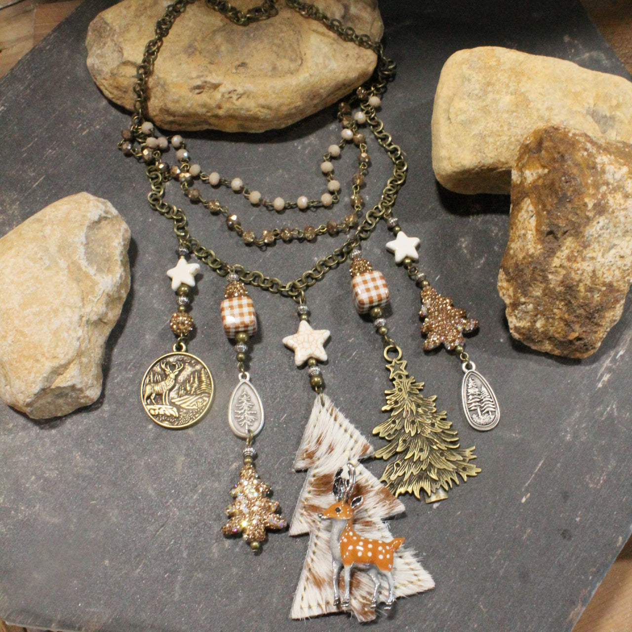 Peace & Calm Forest Retreat Charm'd Necklace