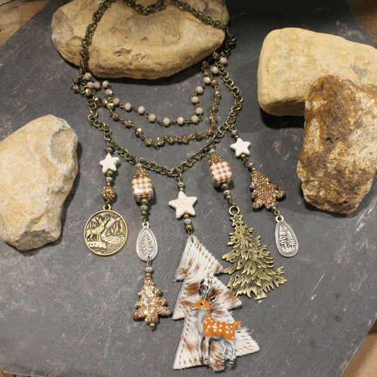 Peace & Calm Forest Retreat Charm'd Necklace