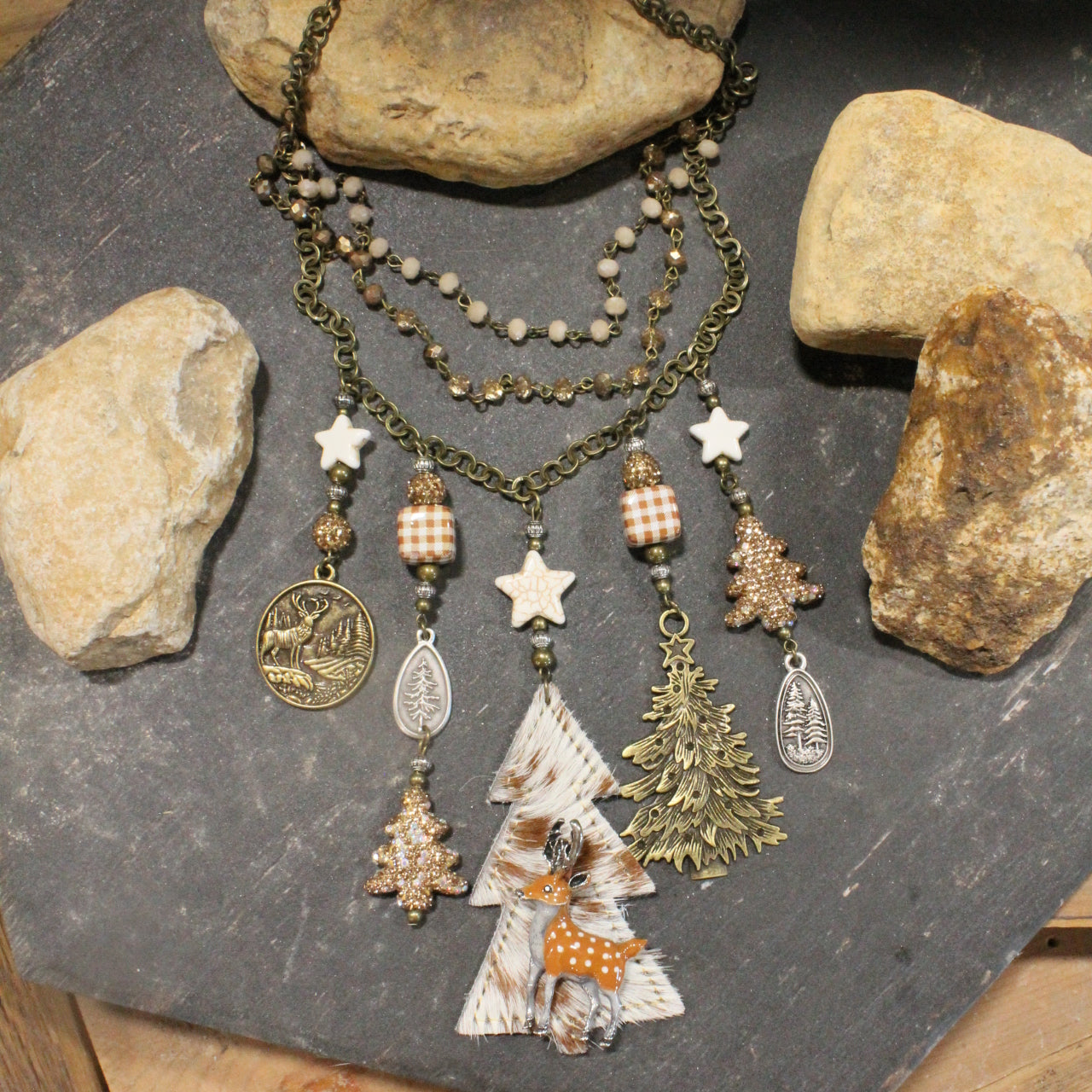 Peace & Calm Forest Retreat Charm'd Necklace