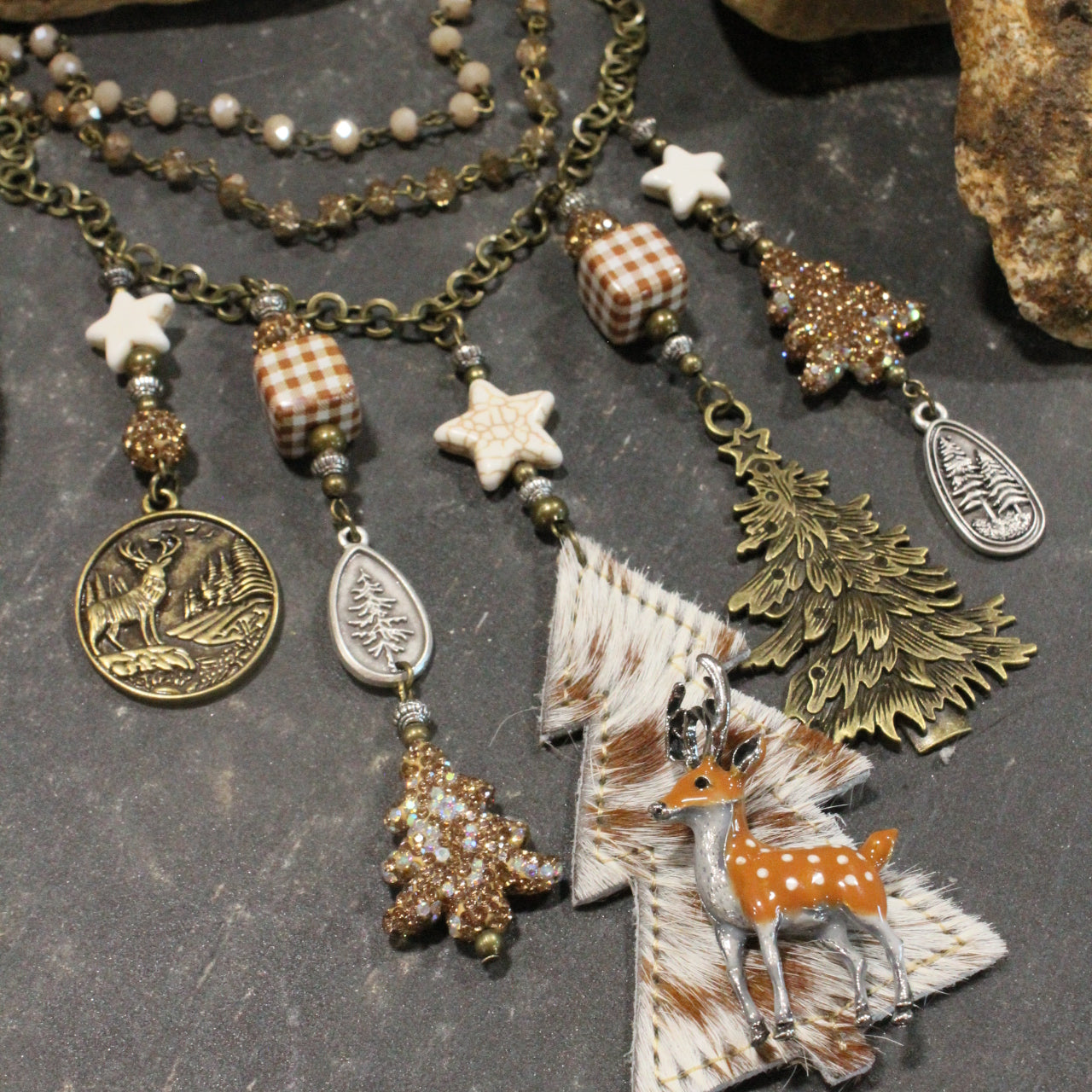 Peace & Calm Forest Retreat Charm'd Necklace