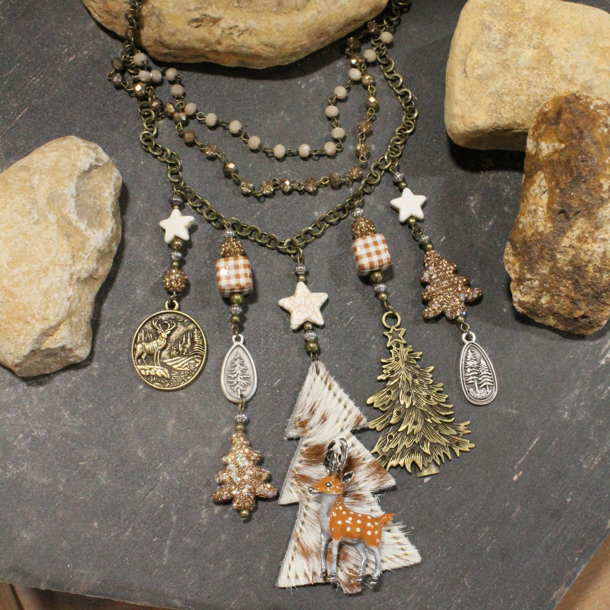 Peace & Calm Forest Retreat Charm'd Necklace