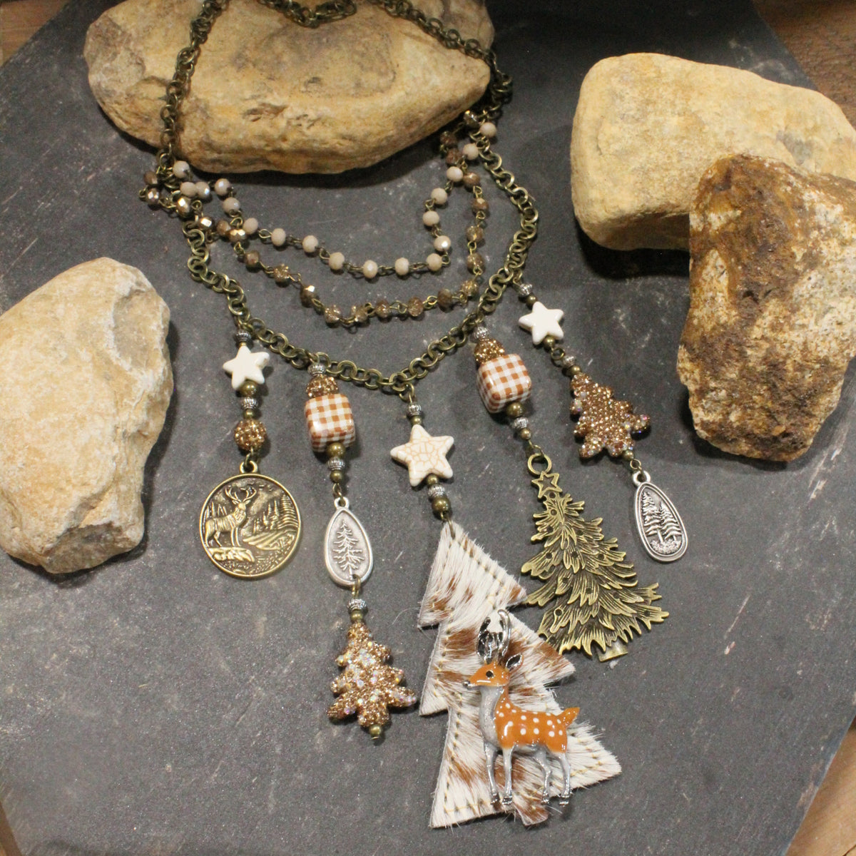 Peace & Calm Forest Retreat Charm'd Necklace