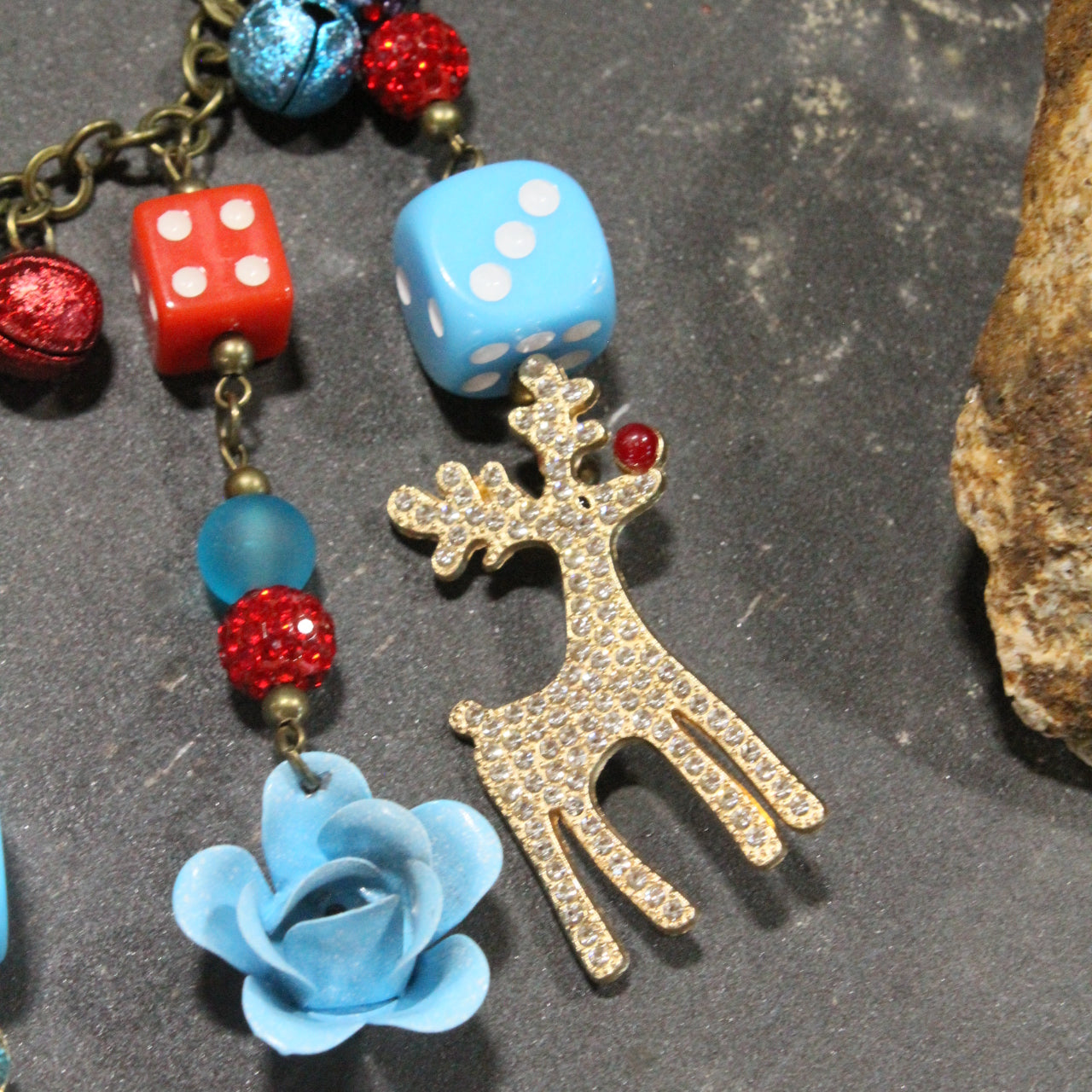 Dazzling Deer Charm'd Necklace