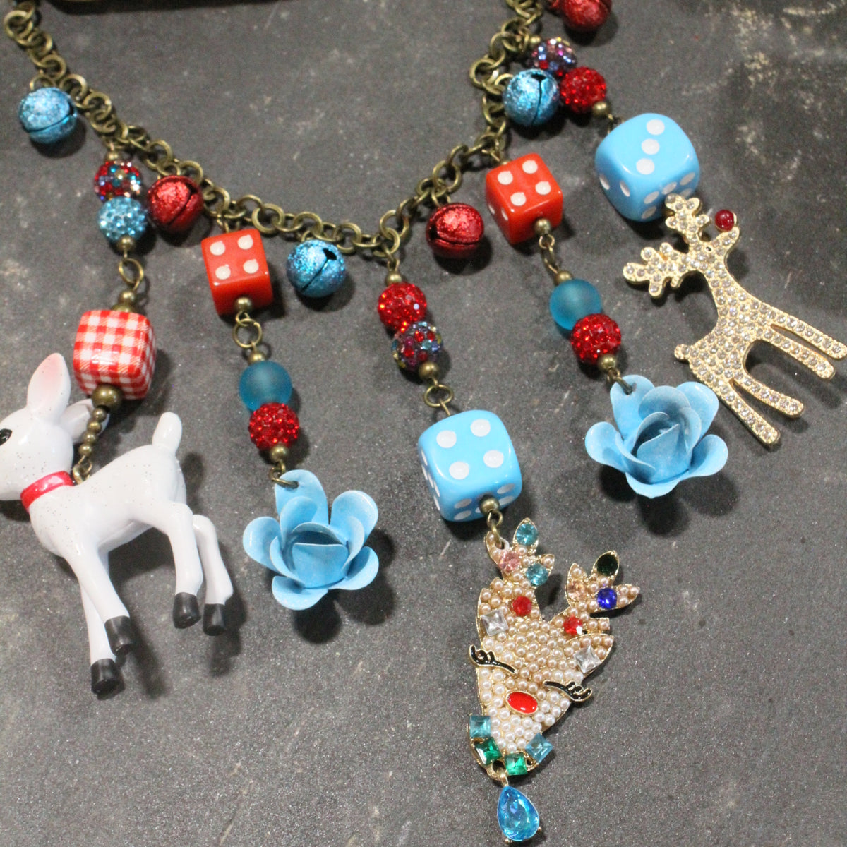 Dazzling Deer Charm'd Necklace