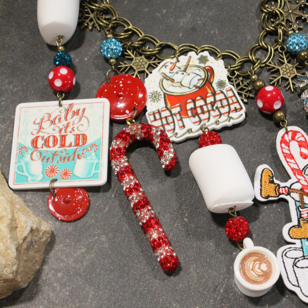 Baby It's Cold Outside Snowman Charm'd Necklace