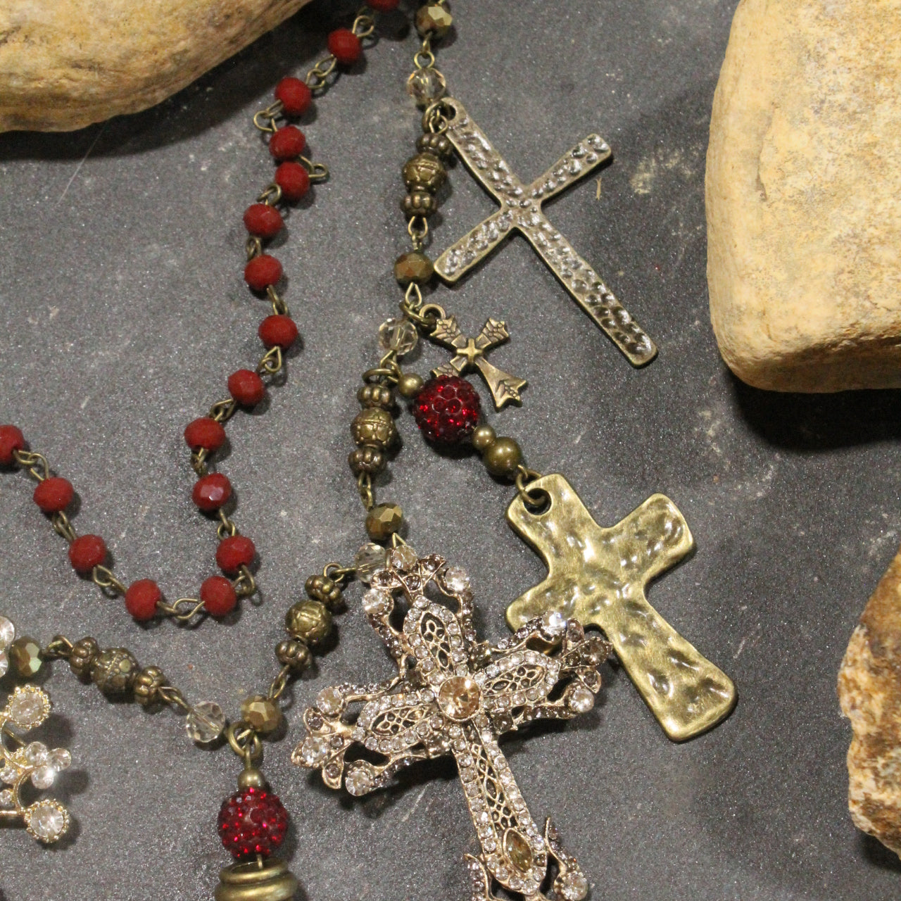 Our Saviors Birth Charm'd Necklace