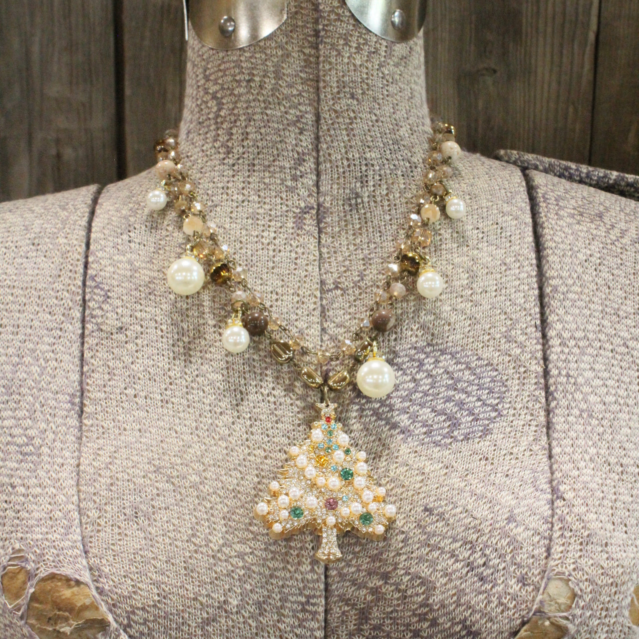 Winter Wonderland Christmas Charm'd Necklace