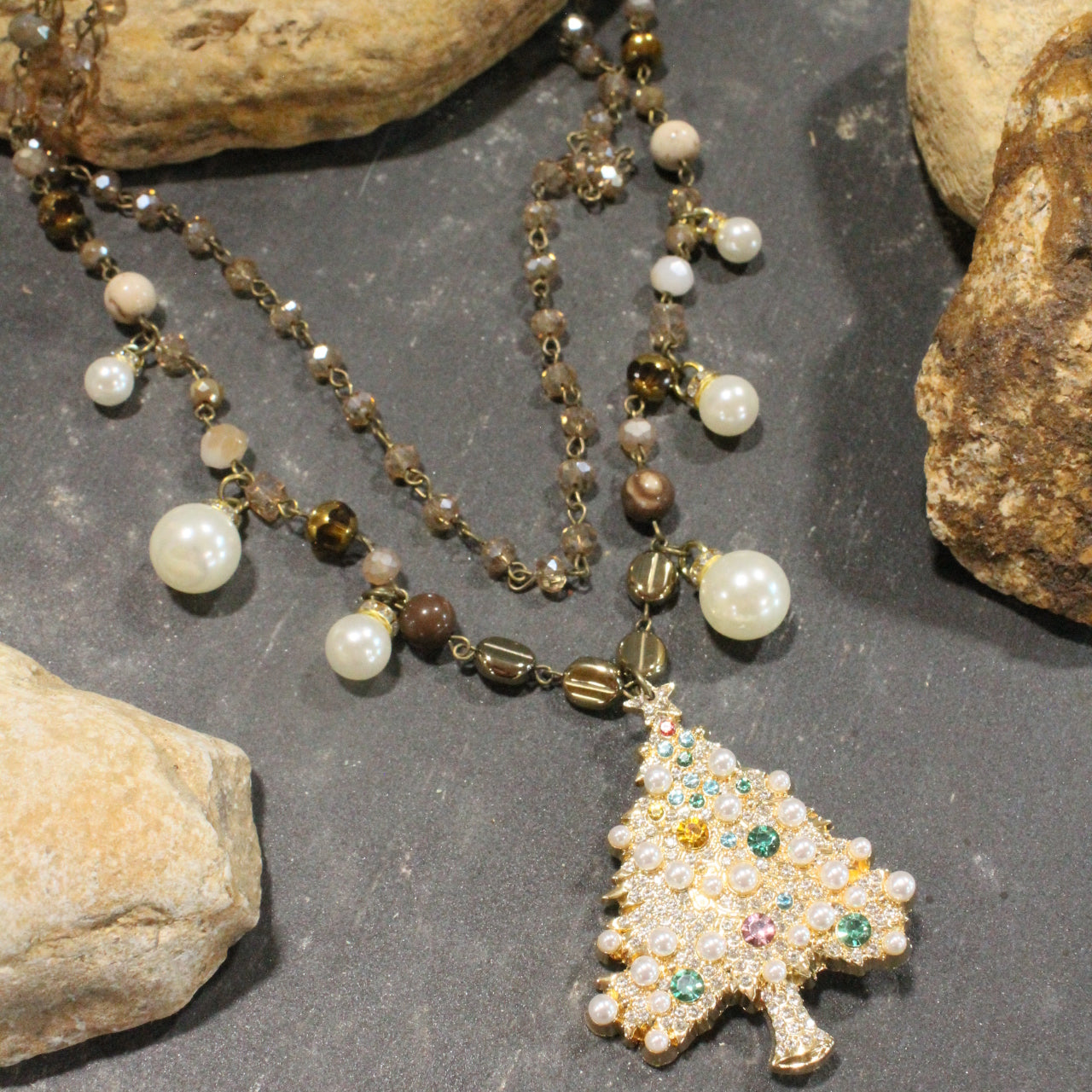 Winter Wonderland Christmas Charm'd Necklace