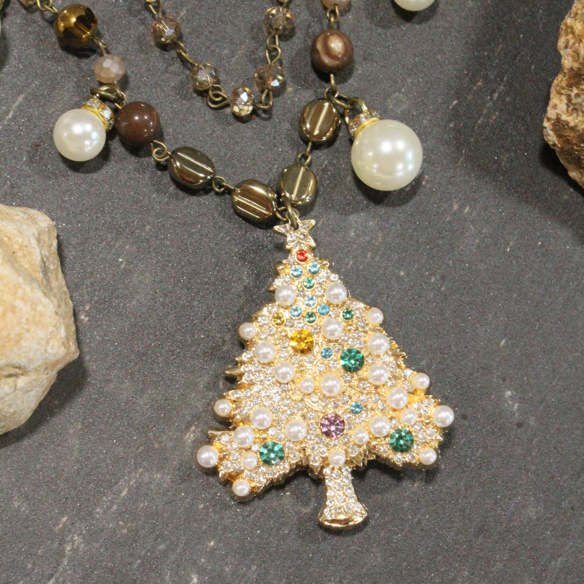 Winter Wonderland Christmas Charm'd Necklace