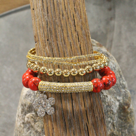 Robin Red Breast Bracelet Set