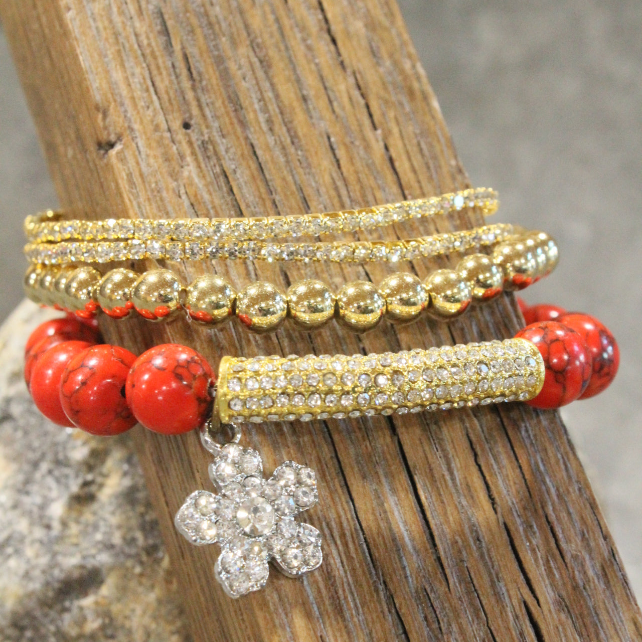 Robin Red Breast Bracelet Set