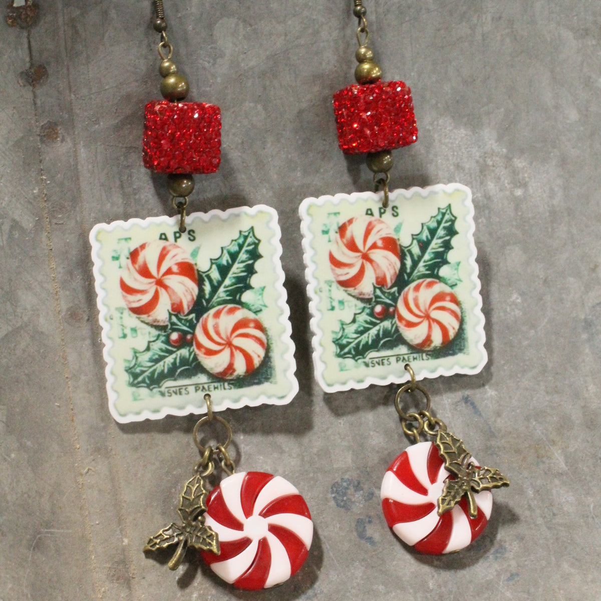 Peppermint Patty Dangle Earrings