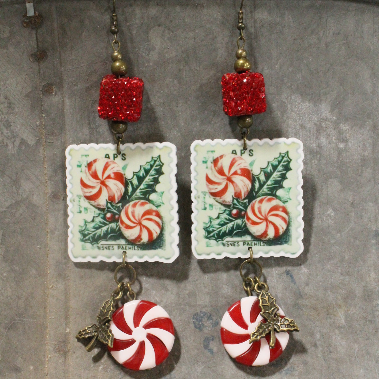 Peppermint Patty Dangle Earrings