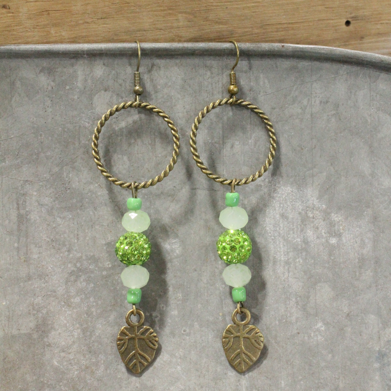 Out On A Lily Pad Dangle Earrings