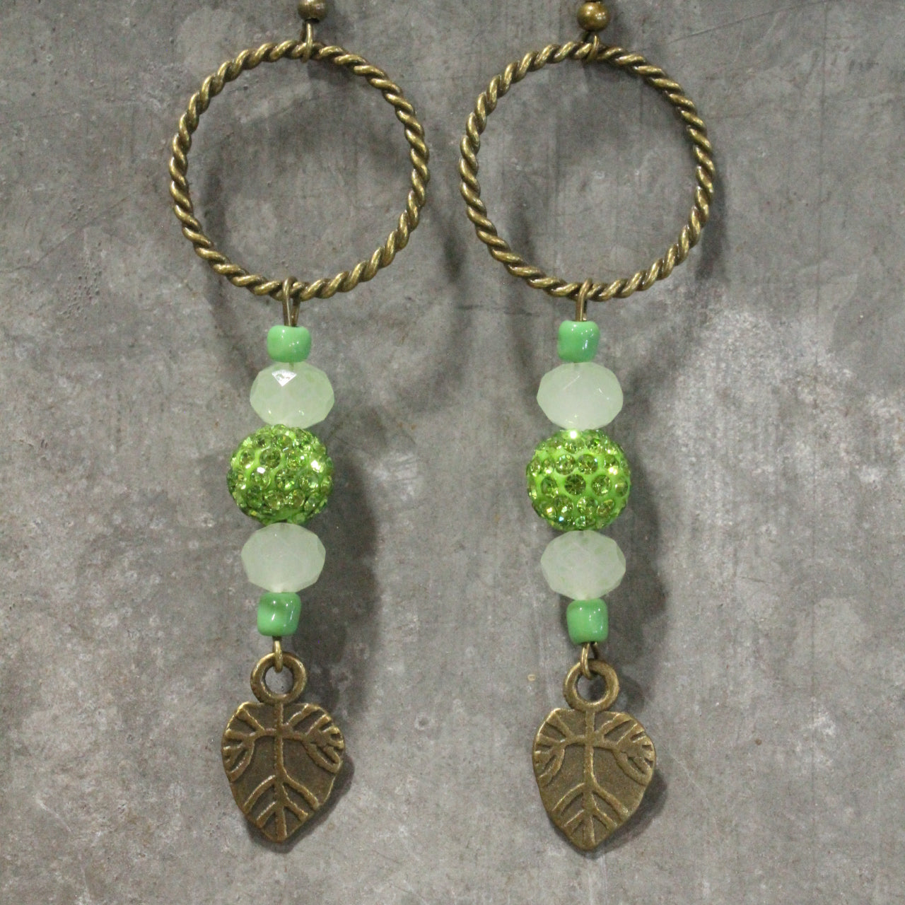 Out On A Lily Pad Dangle Earrings