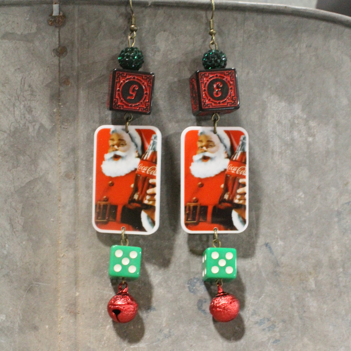 Have A Coke On Me Dangle Earrings