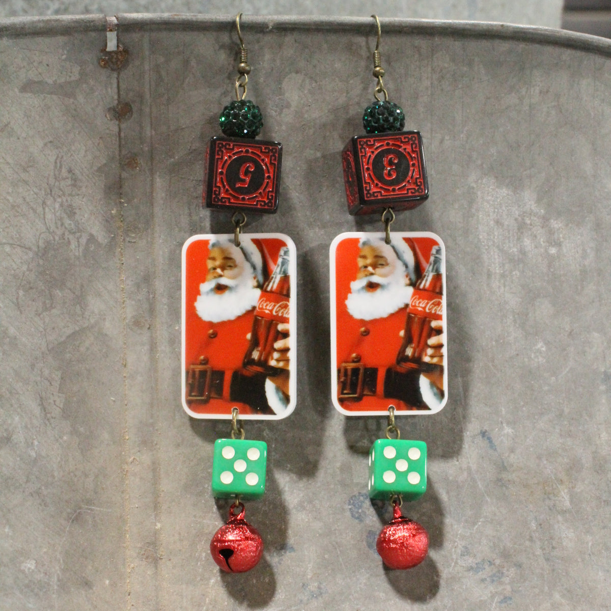 Have A Coke On Me Dangle Earrings