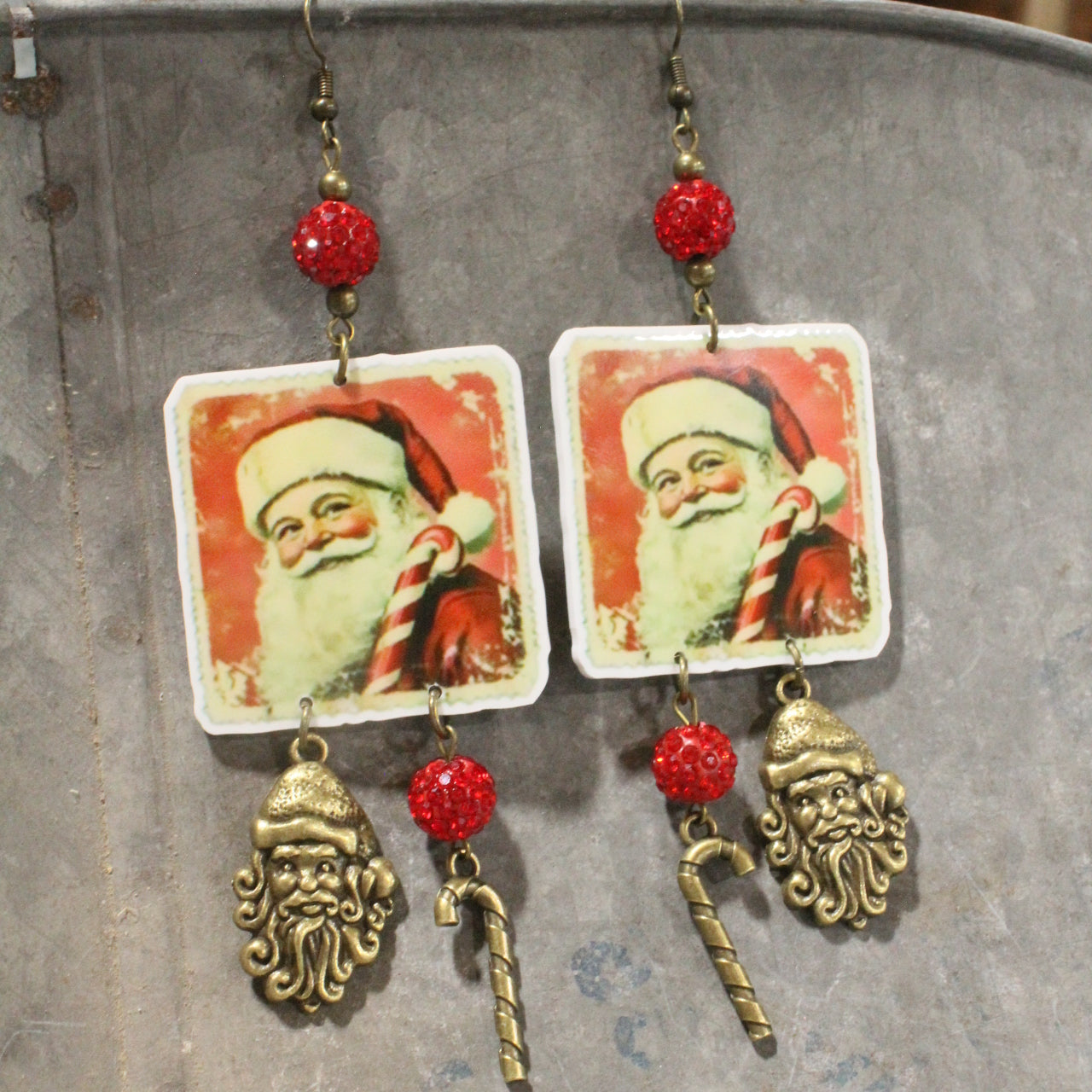Candy Kringle Dangle Earrings