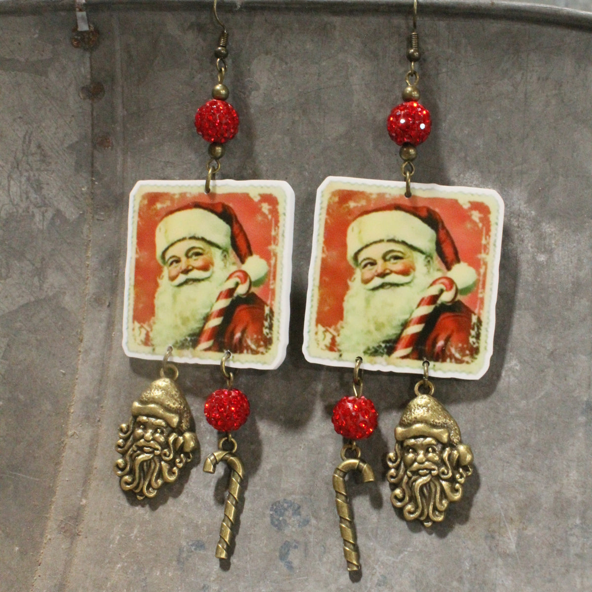 Candy Kringle Dangle Earrings