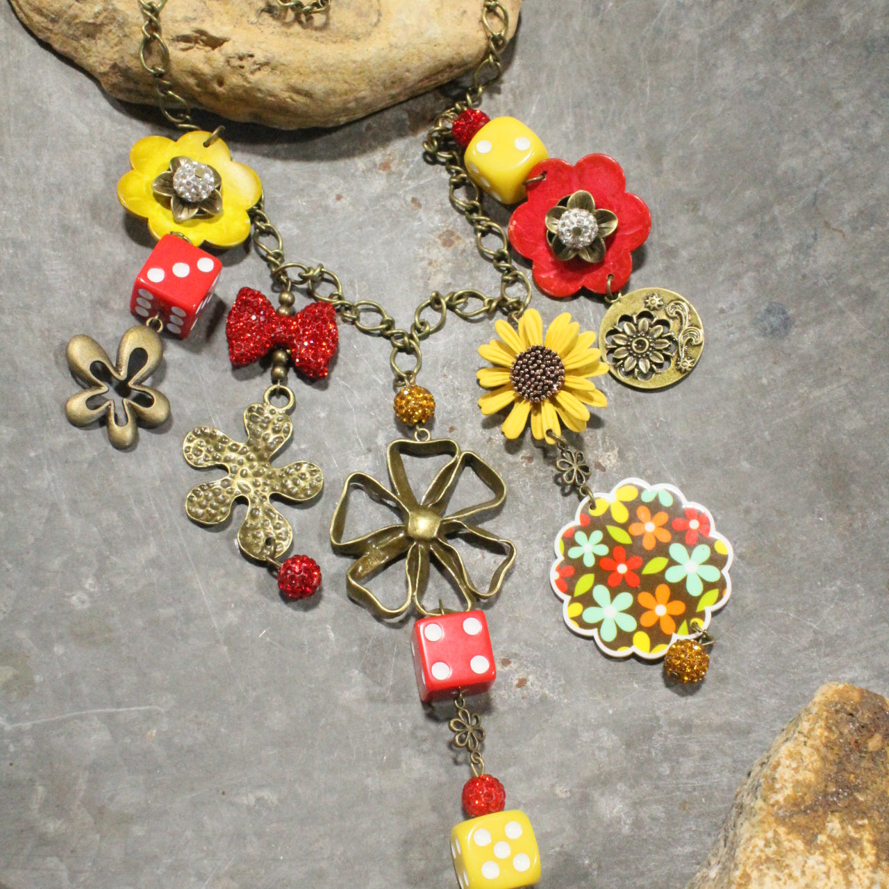 A Sunny Kind Of Day Charm'd Necklace