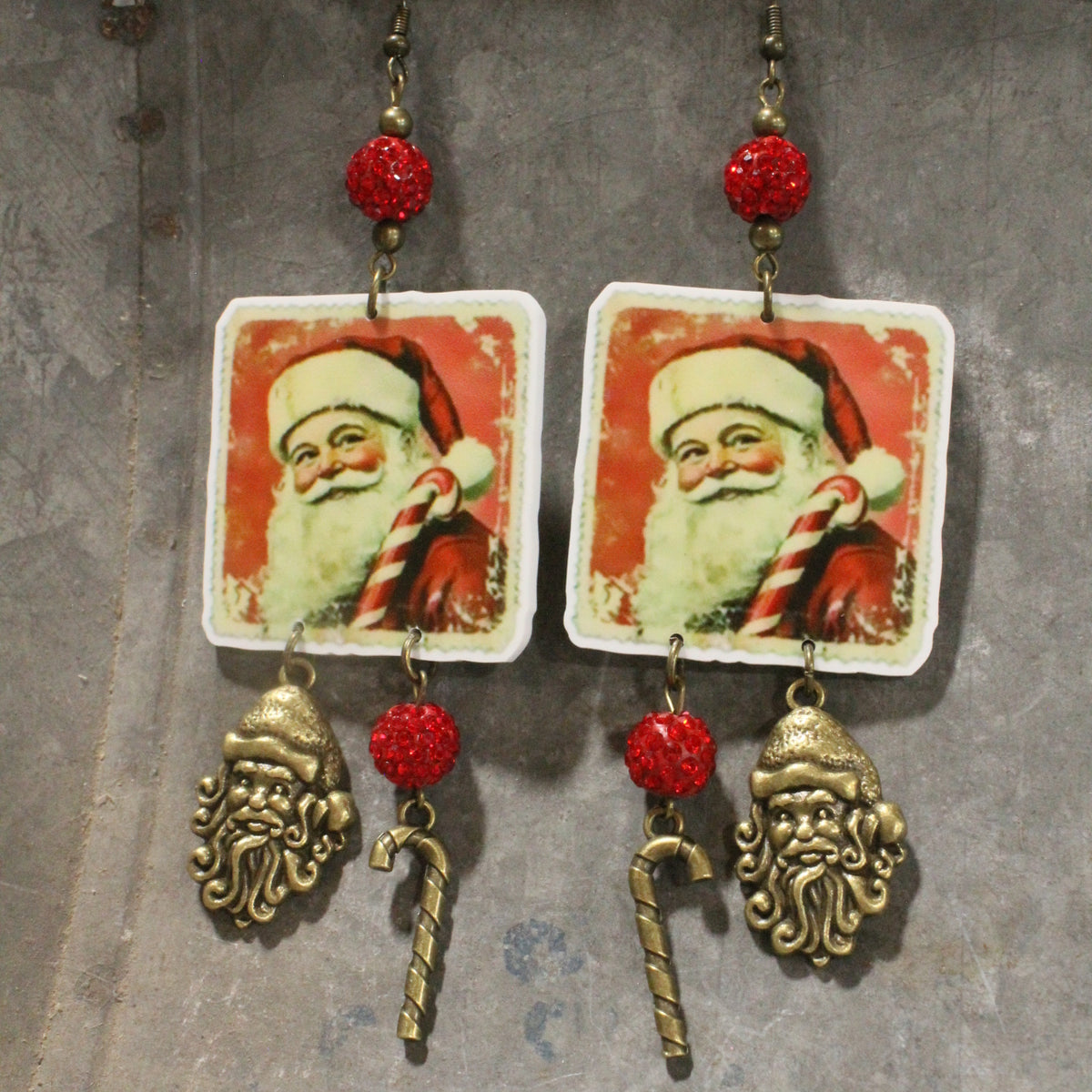 Candy Kringle Dangle Earrings