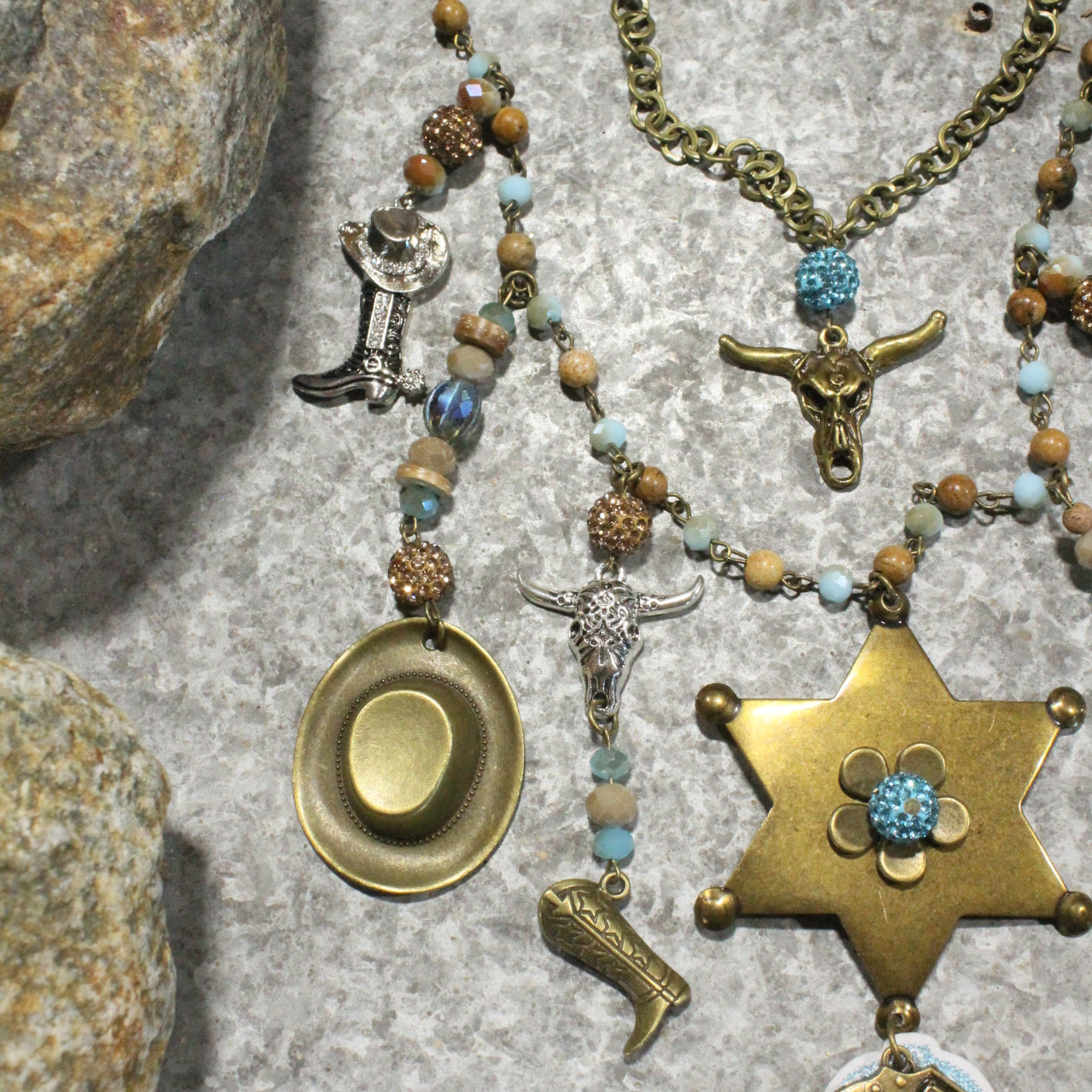 There Is A New Sheriff In Town Charm'd Necklace