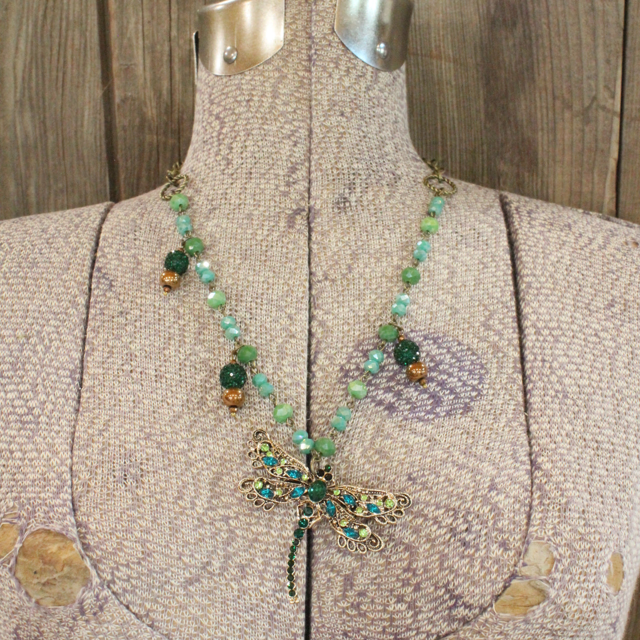 Dragonfly Days Ahead Charming Necklace