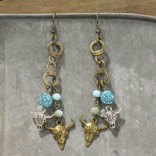 There Is A New Sheriff In Town Dangle Earrings