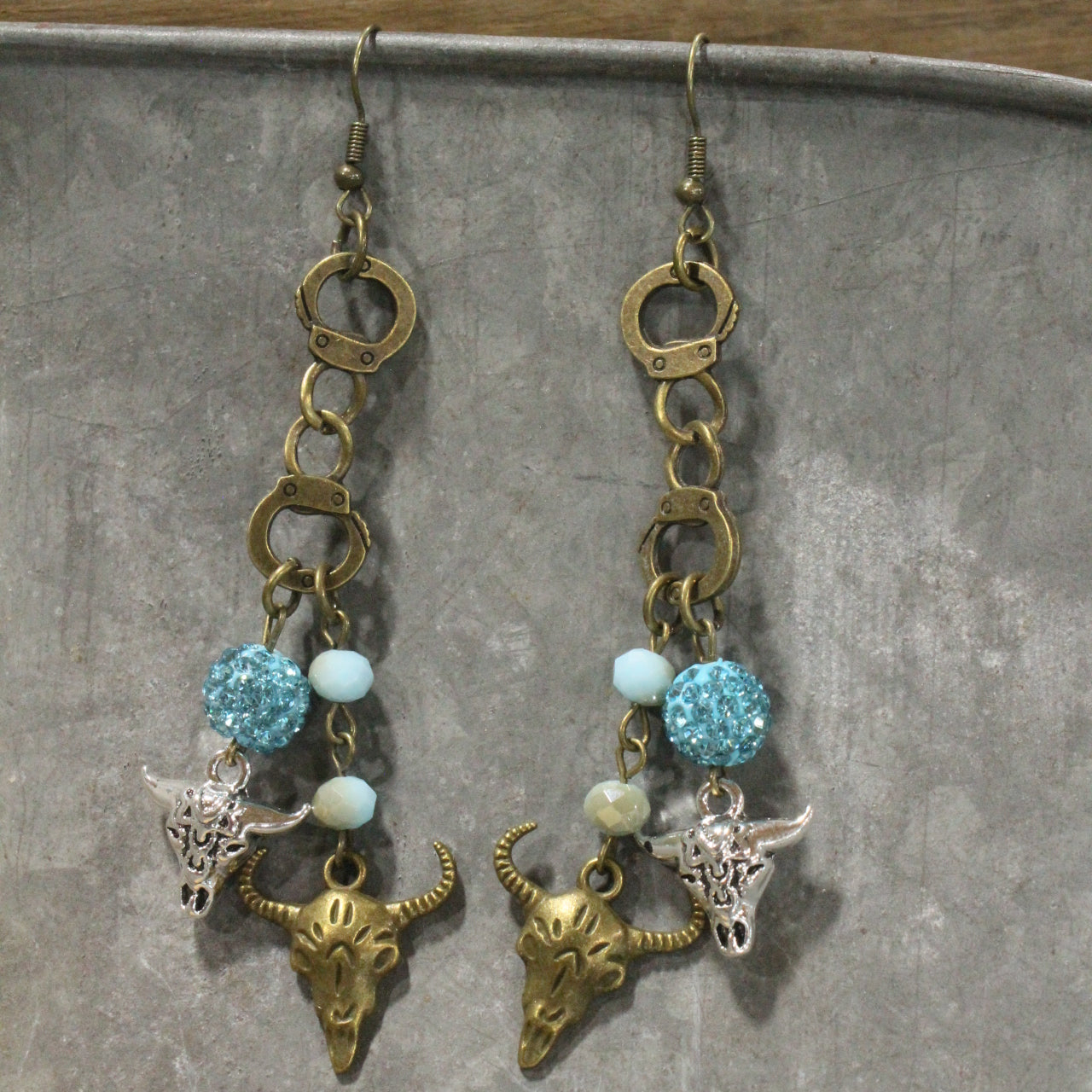 There Is A New Sheriff In Town Dangle Earrings