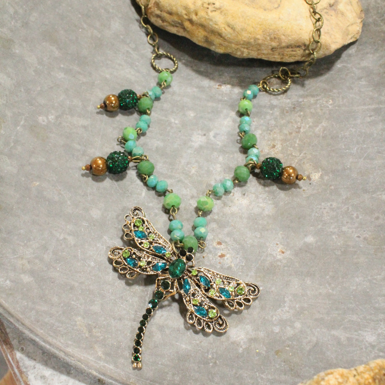 Dragonfly Days Ahead Charming Necklace